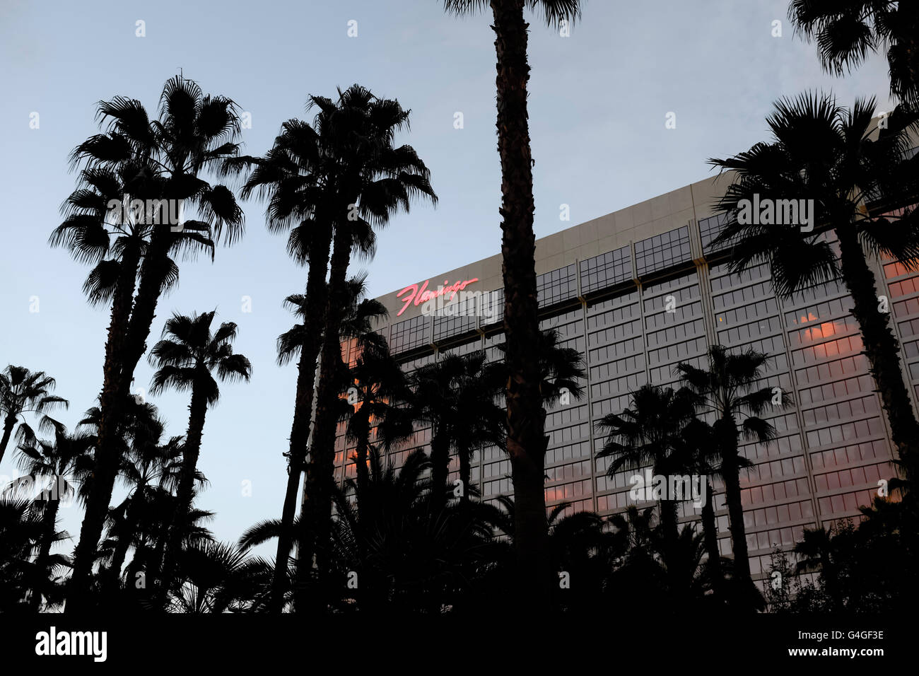 Flamingo Hotel, Las Vegas. Banque D'Images