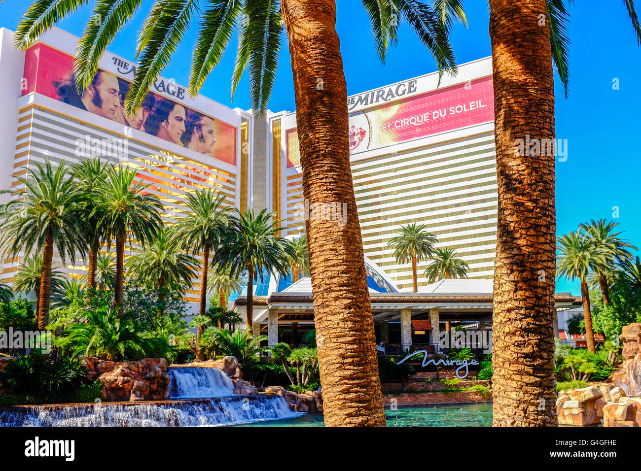 Le Mirage Hotel and Casino, Las Vegas Banque D'Images