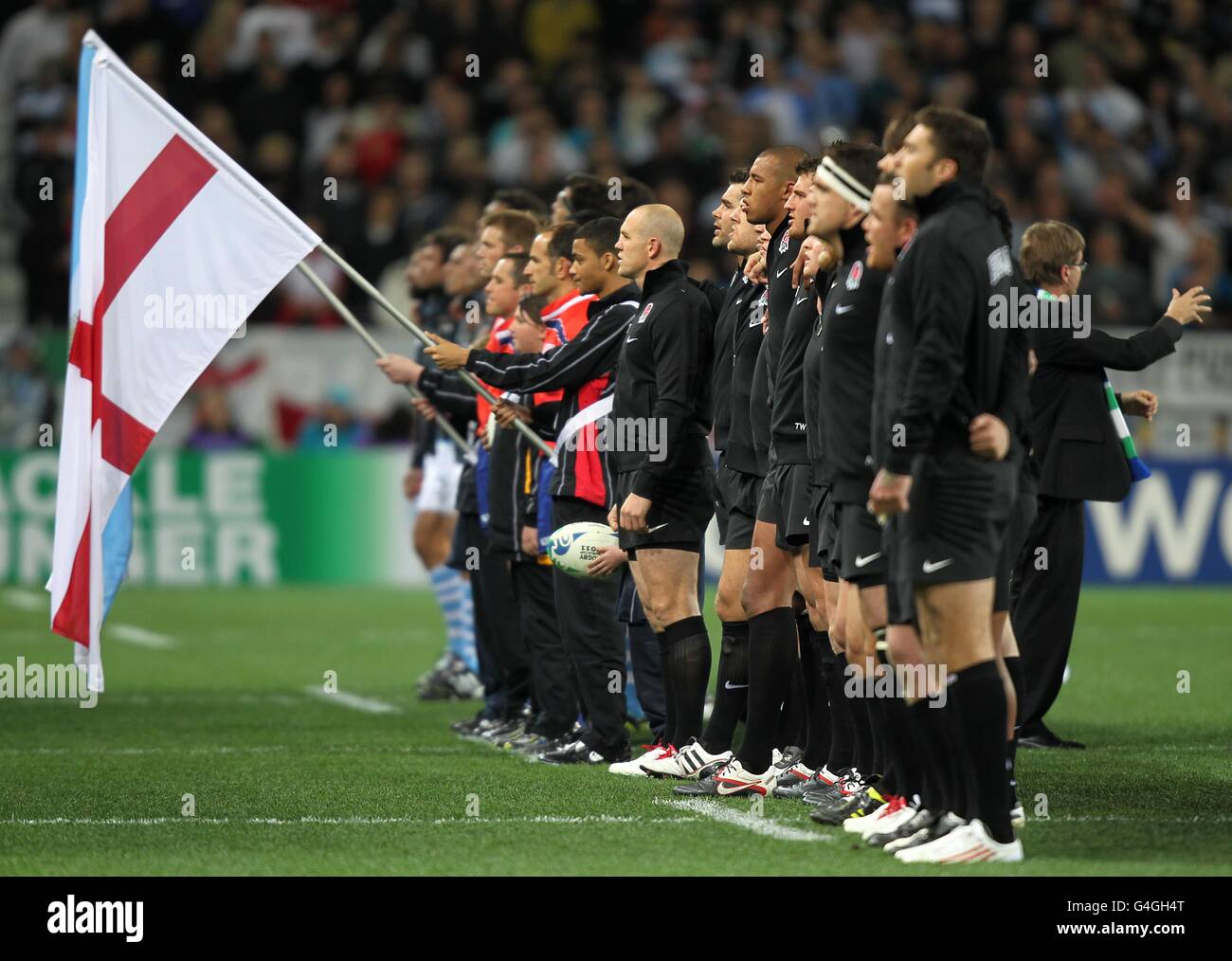 Rugby Union - IRB Rugby World Cup 2011 - Pool B - v Angleterre Argentine - Otago Stadium Banque D'Images