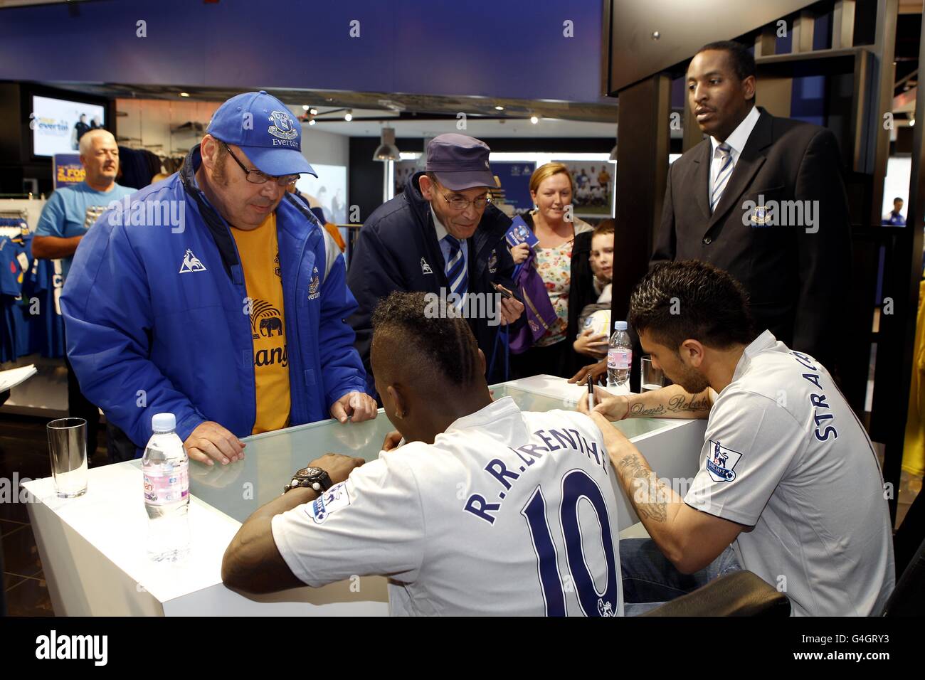 Football - Everton troisième lancement Kit - Everton Deux Banque D'Images