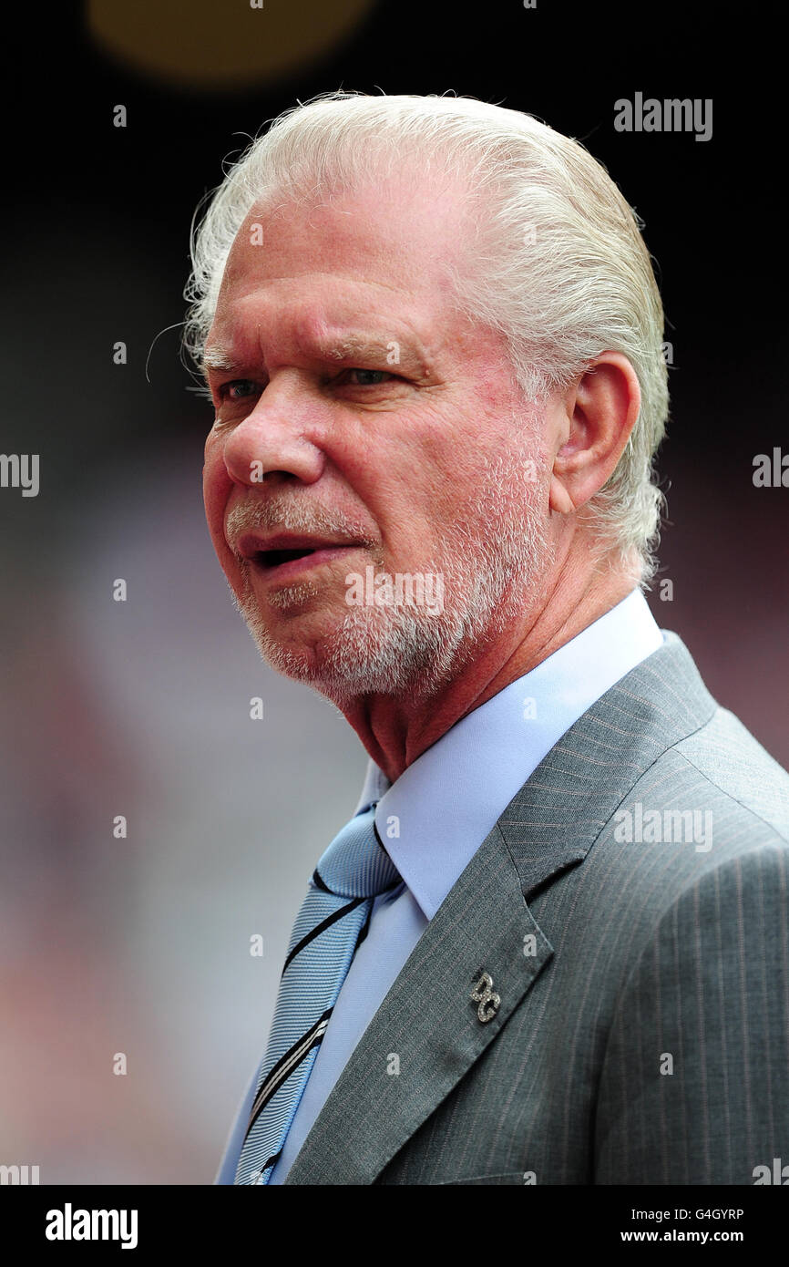 Football - Championnat de npower football League - West Ham United v Portsmouth - Upton Park. David Gold, propriétaire de West Ham United Banque D'Images