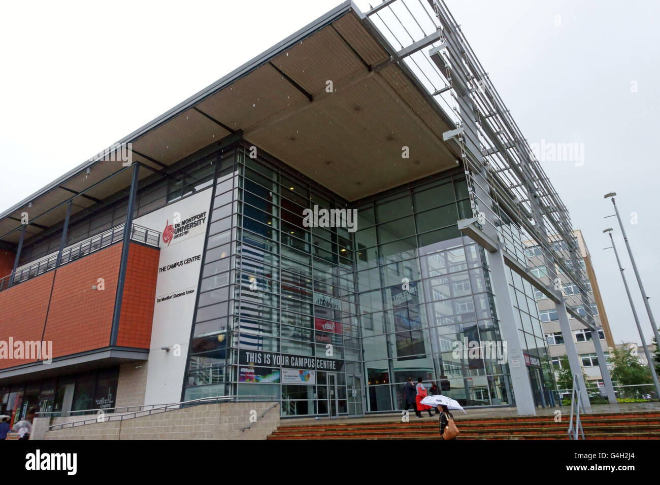 L'Université De Montfort, Leicester, Angleterre - Campus Center & Union d'étudiants Banque D'Images