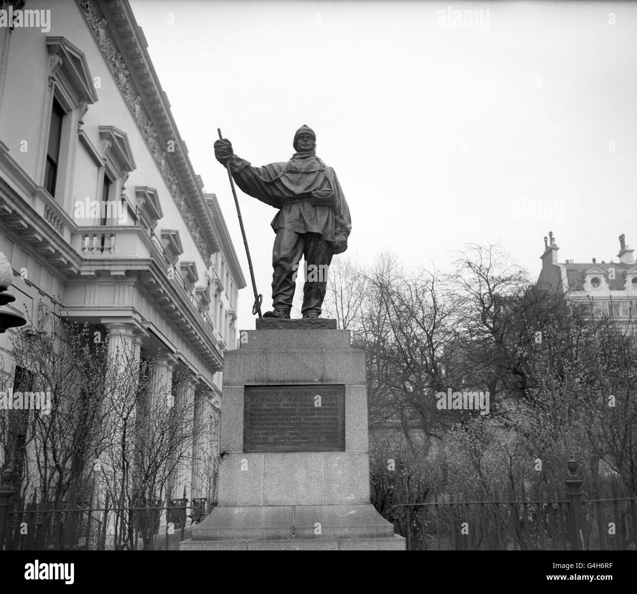 Les droits de l'intérêt - l'Exploration Polaire - Robert Falcon Scott - antarctique Banque D'Images