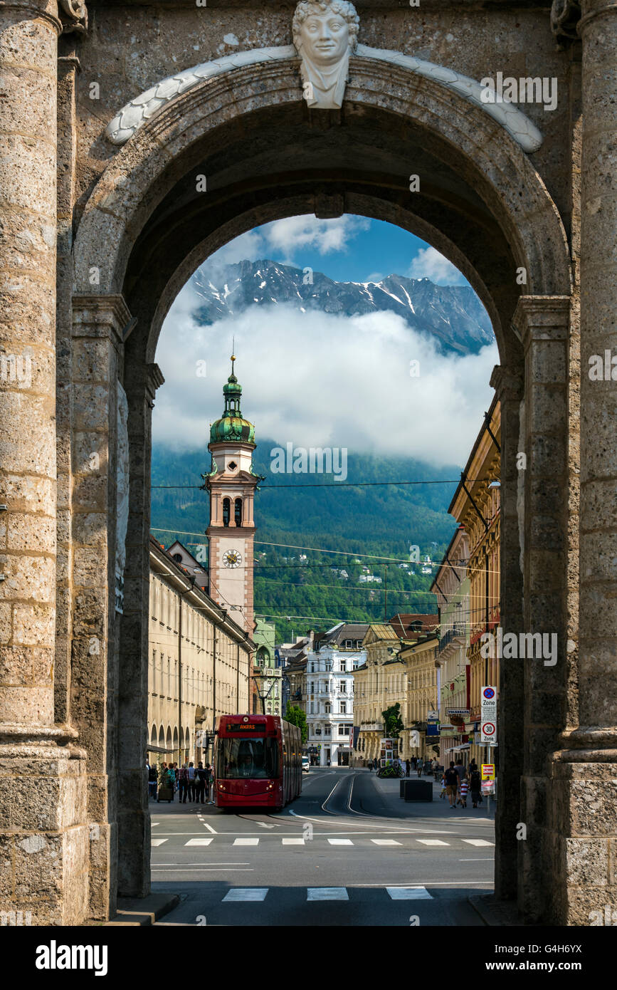 Innsbruck, Tyrol, Autriche Banque D'Images