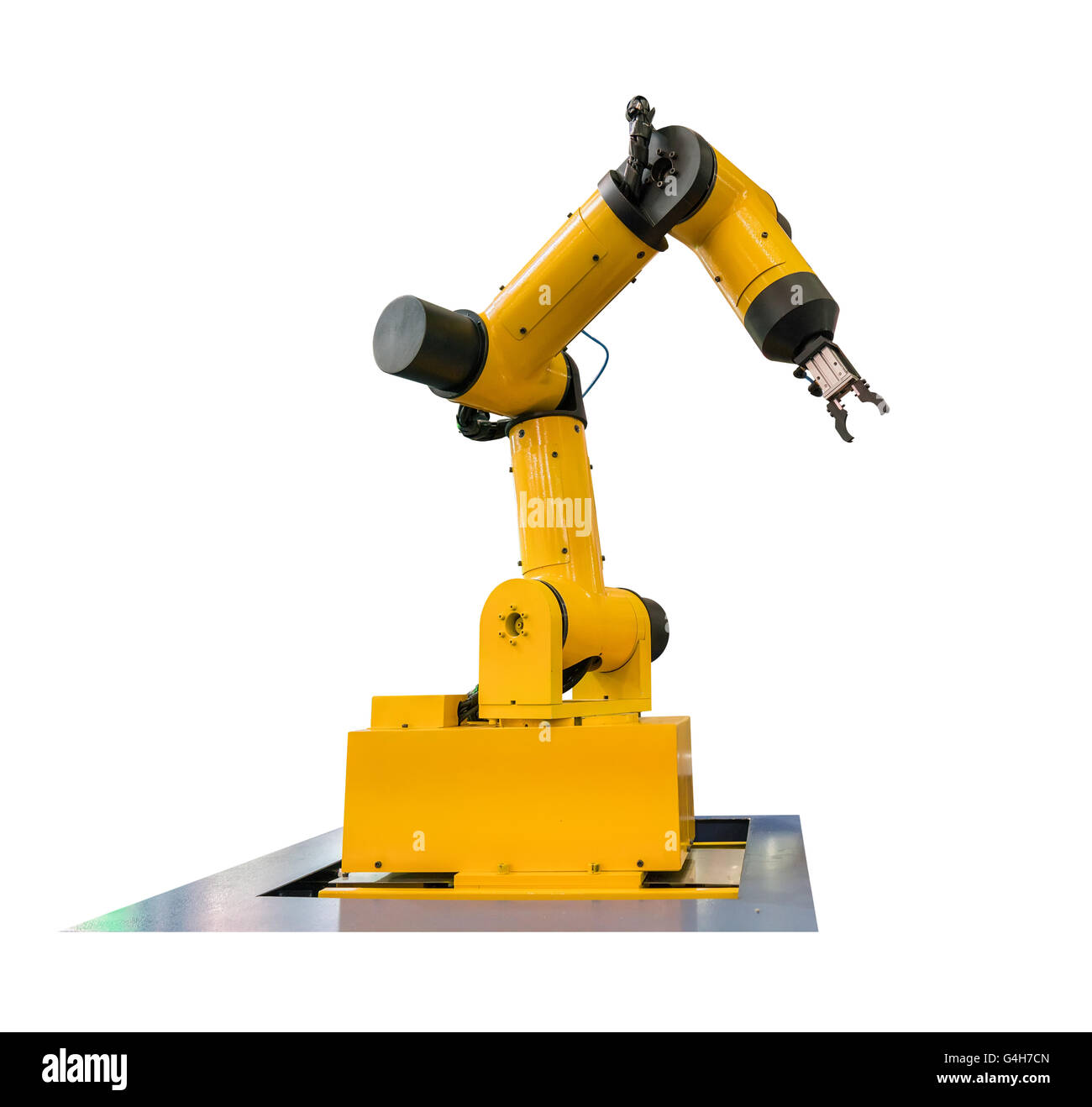 Machine-outil à main robotique fabrication industrielle factory Banque D'Images