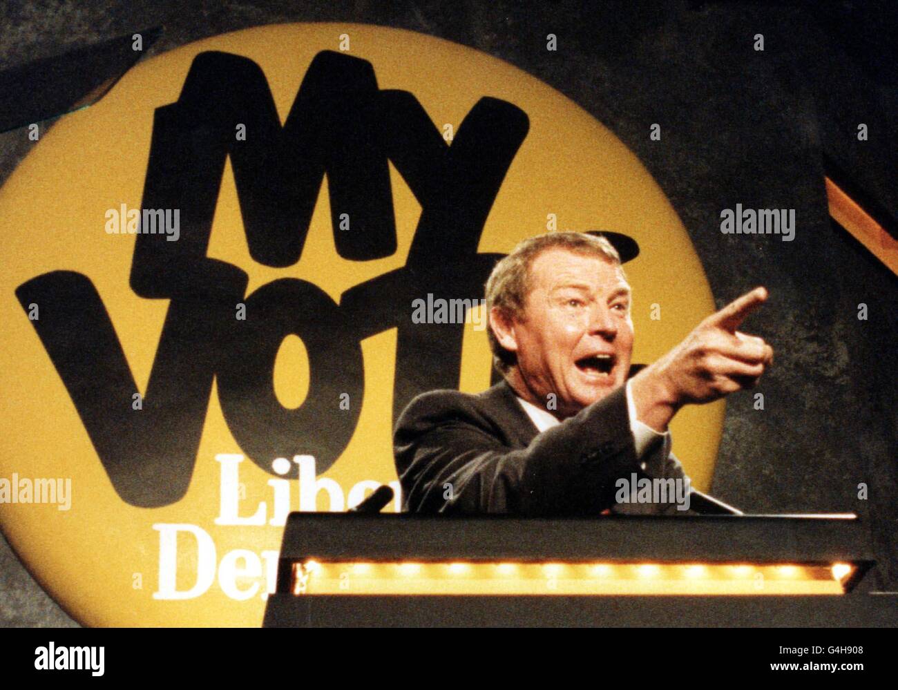 La politique Ashdown rally Banque D'Images