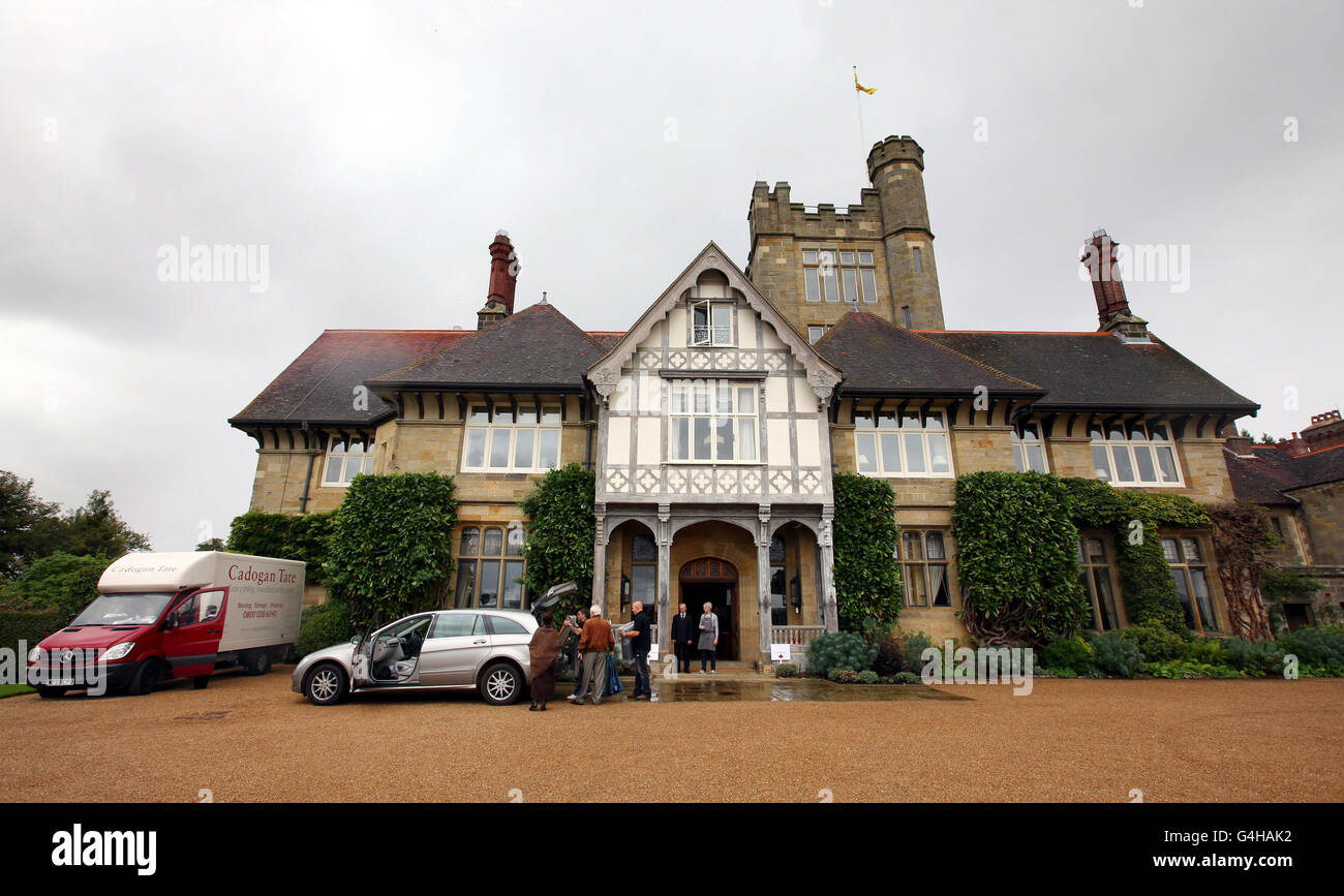 Cowdray Park vente aux enchères Banque D'Images
