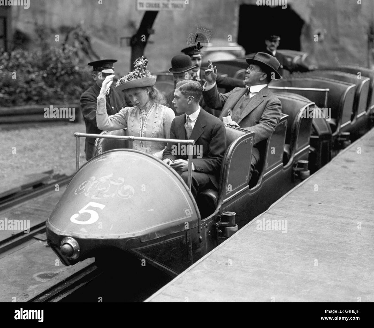 Image - Prince Albert et de la princesse Mary - Earls Court Banque D'Images