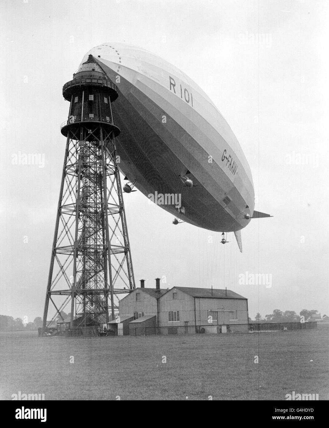 R.101 dirigeable Zeppelin Banque D'Images