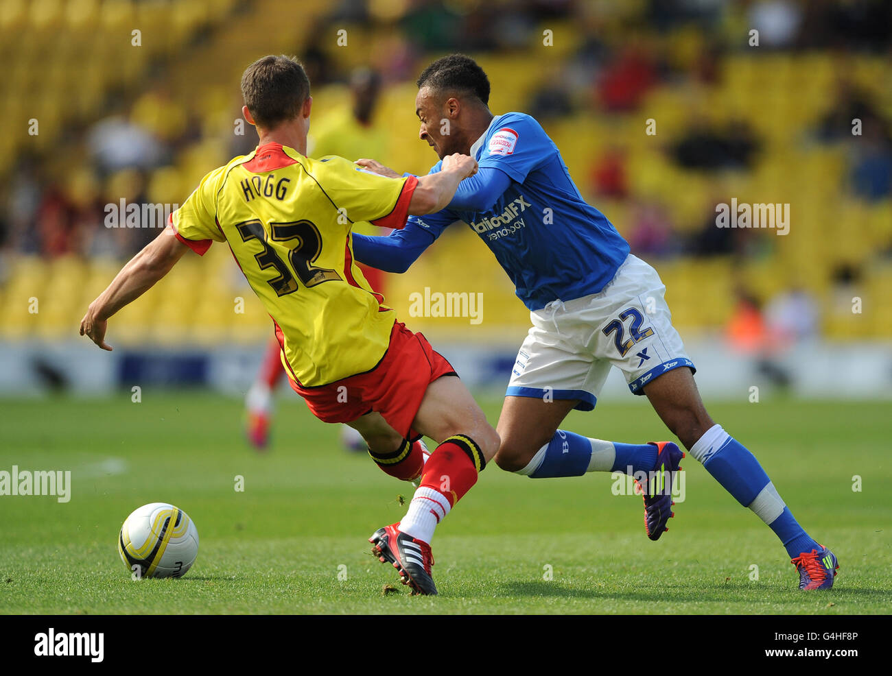 Soccer - npower Football League Championship - Watford v Birmingham City - Vicarage Road Banque D'Images