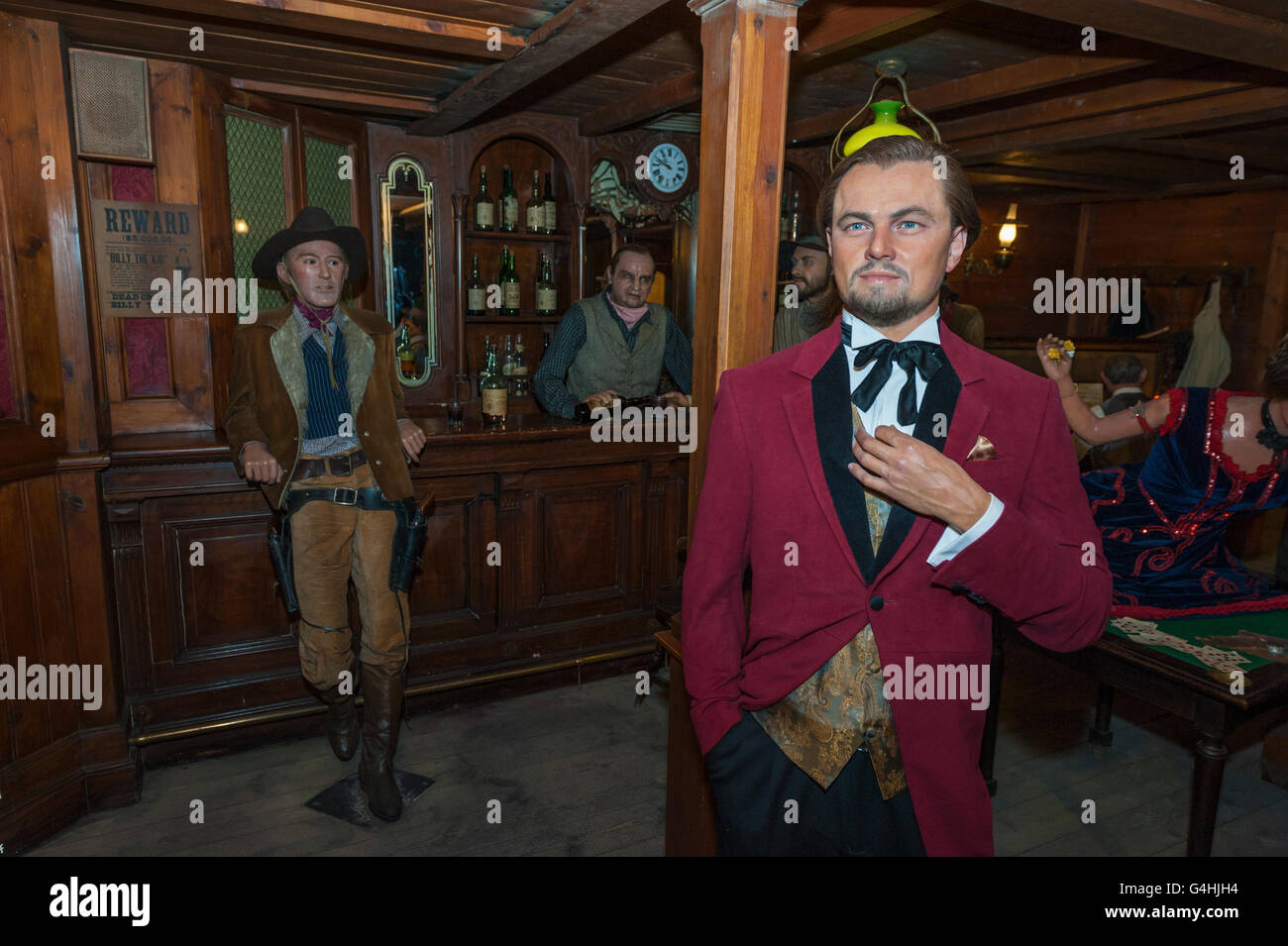 Leonardo di Caprio figure dans le musée de cire Banque D'Images