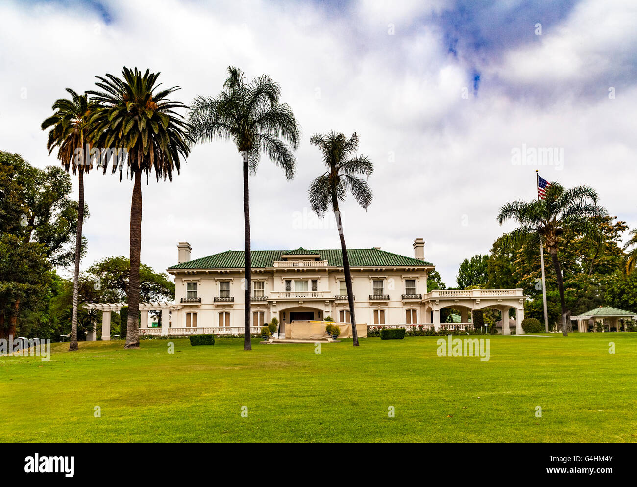 La William Wrigley Mansion à Pasadena en Californie maintenant le tournoi de Roses house Banque D'Images