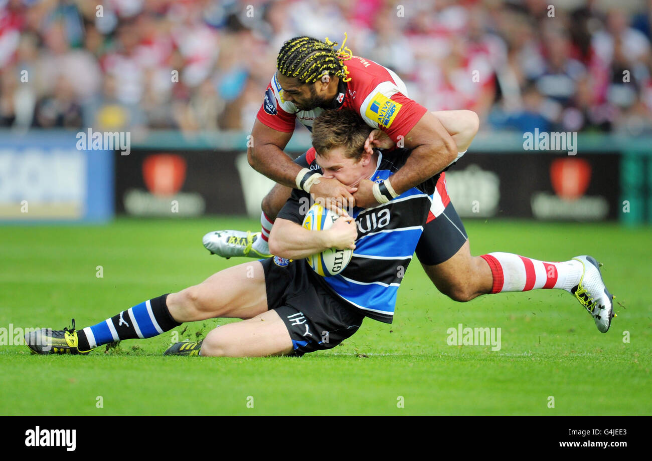 Rugby Union - Aviva Premiership - Gloucester v - Kingsholm Banque D'Images