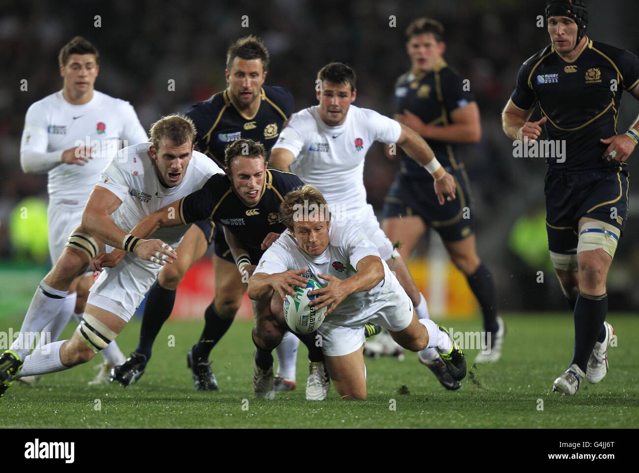 Rugby Union - Rugby World Cup 2011 - Pool B - v Angleterre Ecosse - Eden Park Banque D'Images