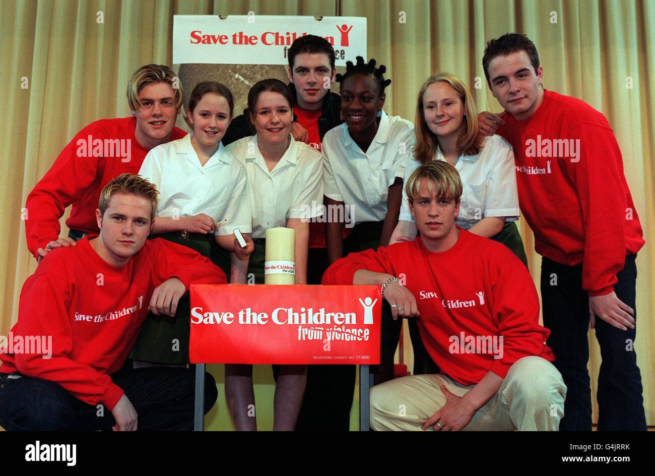 Westlife/Save the Children Banque D'Images