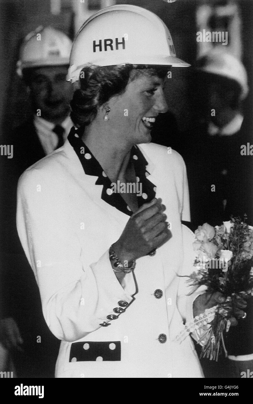 Image - Diana, princesse de Galles - Royal Marsden Hospital Banque D'Images