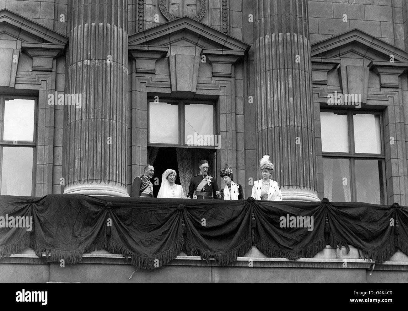 Image - La princesse Mary et vicomte Lascelles Wedding - Londres Banque D'Images