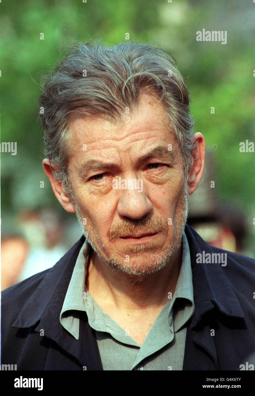 Bombe vernis à ongles vigil/Sir Ian McKellen Banque D'Images