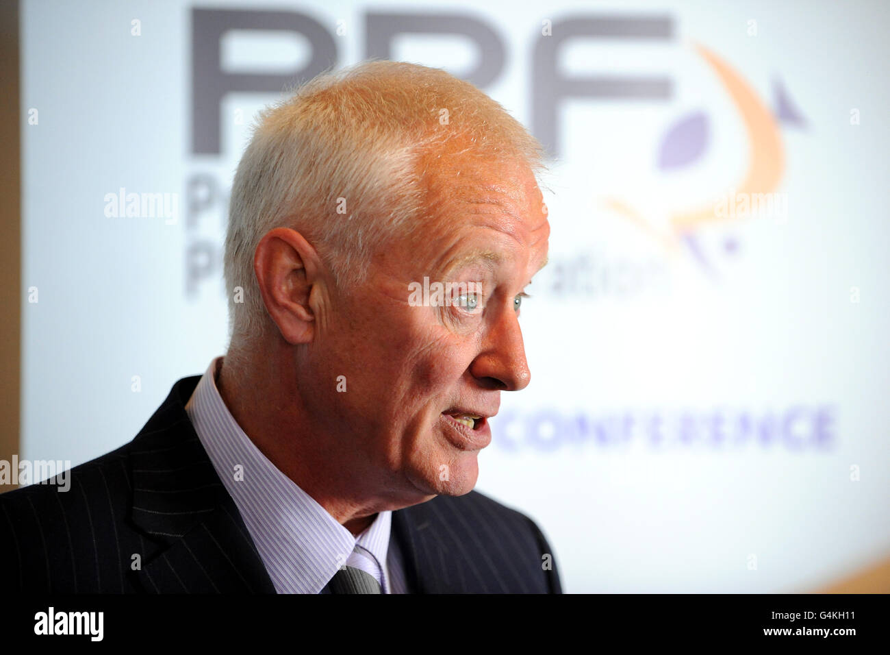 Soccer - Fédération des joueurs professionnels Conférence nationale 2011 - Lawrence Hall.Barry Hearn à la Conférence nationale 2011 de la Fédération des joueurs professionnels Banque D'Images