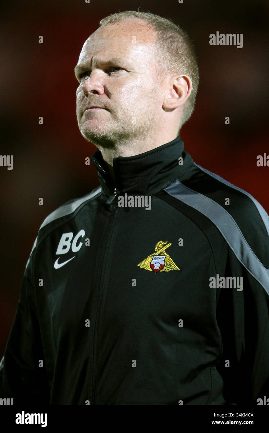 Football - npower football League Championship - Doncaster Rovers v Leeds United - Keepmoat Stadium. Brian Carey, directeur adjoint de Doncaster Rovers Banque D'Images