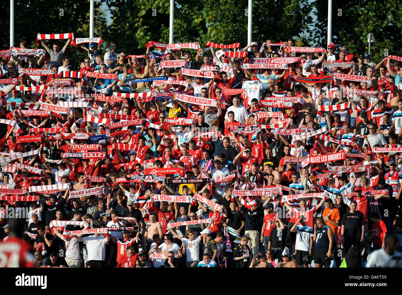 Football - Ligue 1 - Lille v Stade Rennes - Stadium Lille Metropole Banque D'Images