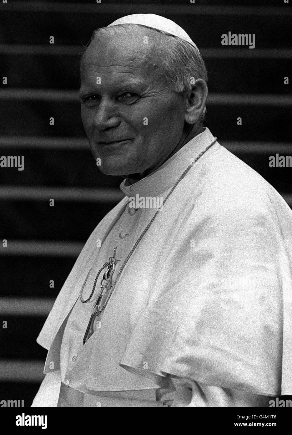 Religion - Le Pape Jean Paul II Visite en Grande-Bretagne - Edimbourg Banque D'Images
