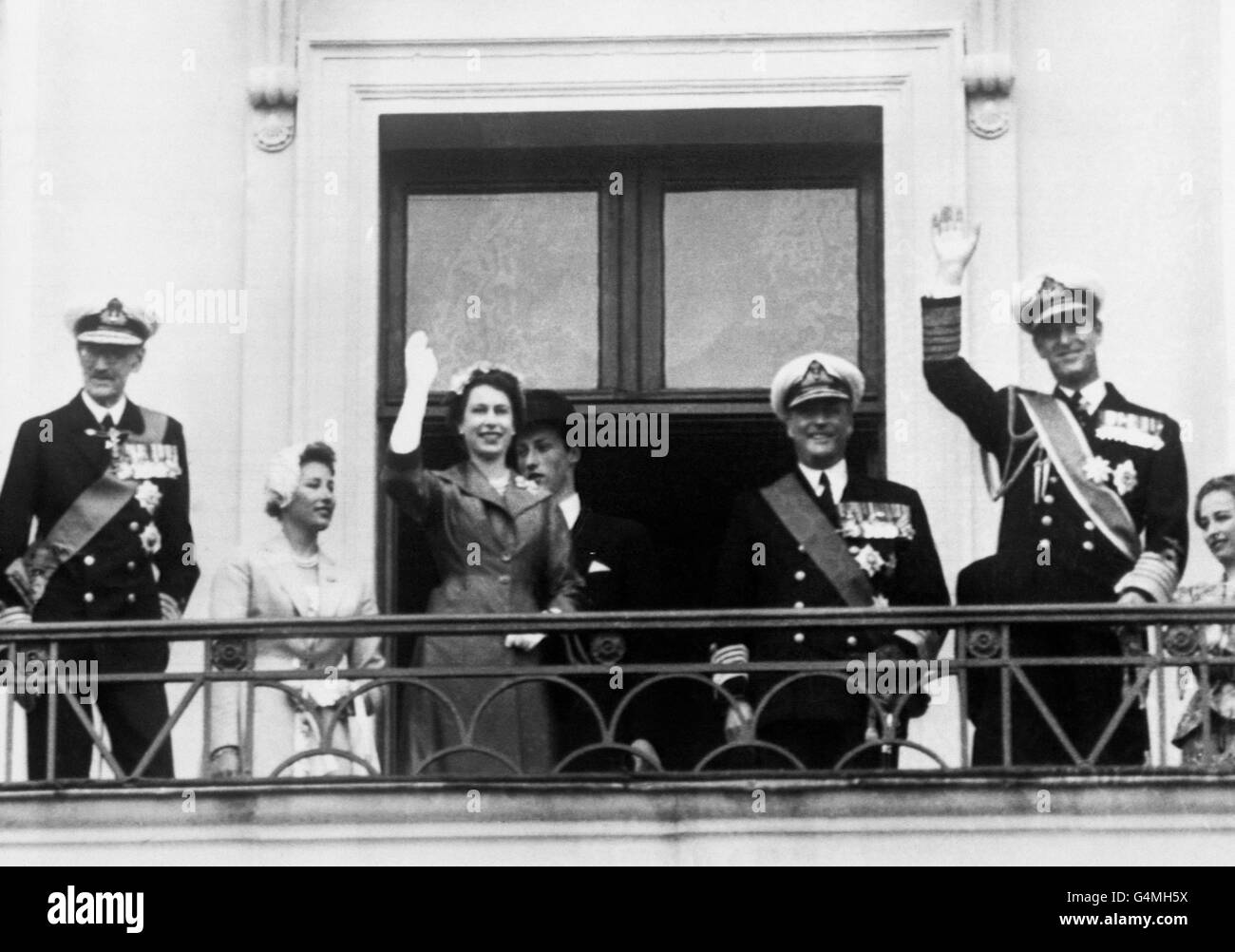 Image - La reine Elizabeth II visite d'Etat en Norvège - Oslo Banque D'Images