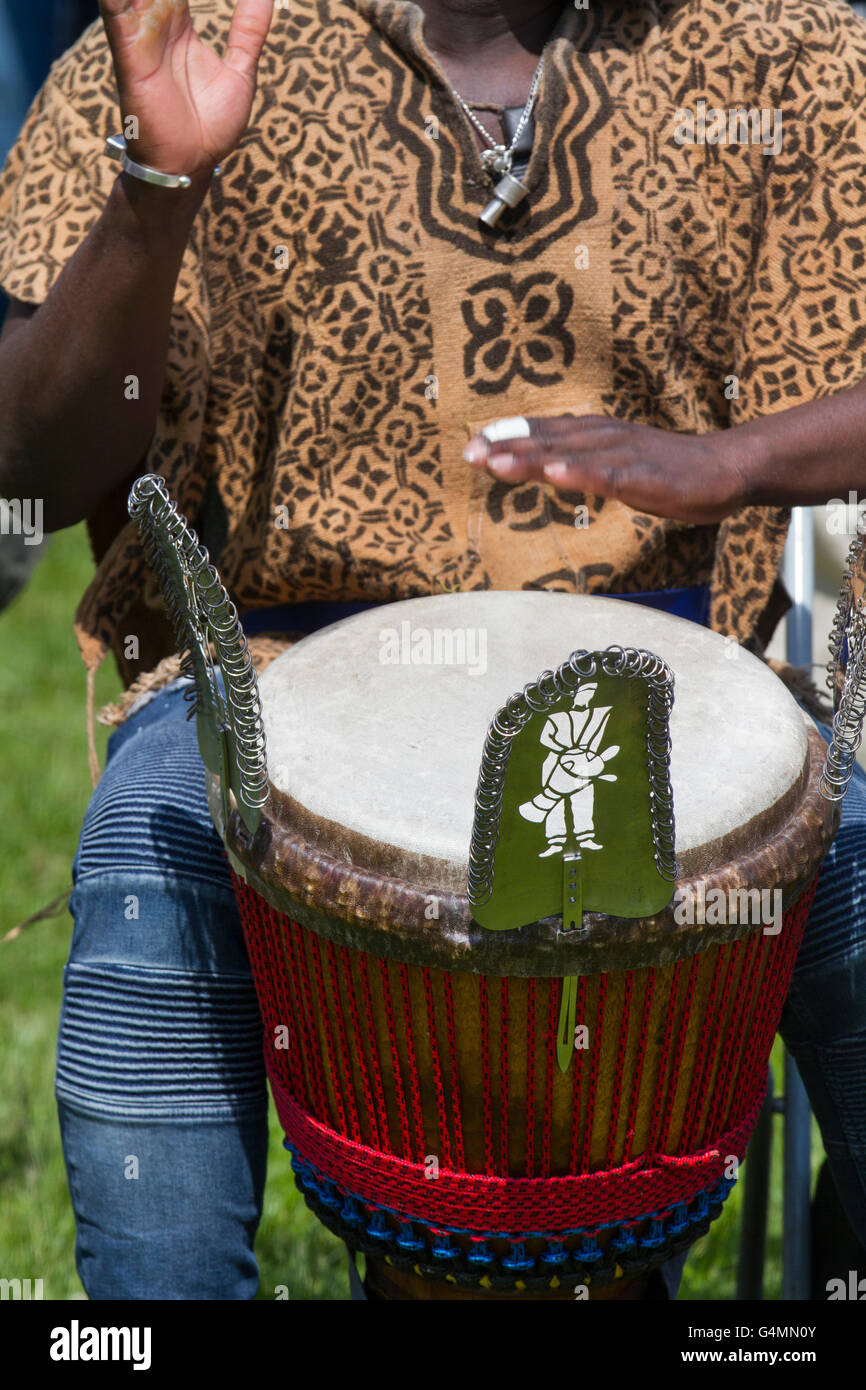 Un anuual Afrique Oye, événement tenu au Sefton Park à Liverpool, Merseyside, Royaume-Uni Banque D'Images