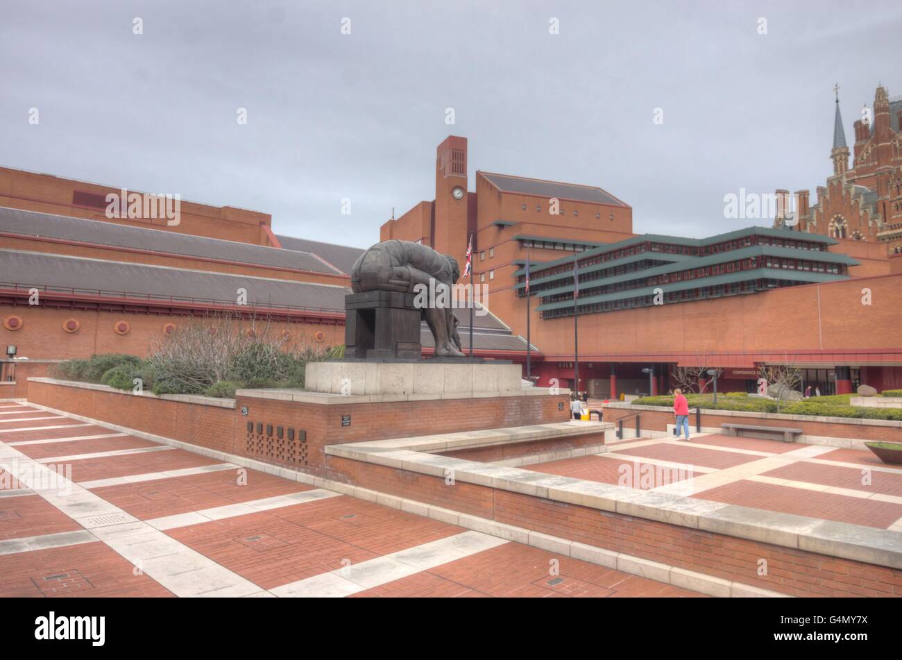 La British Library, Londres Banque D'Images