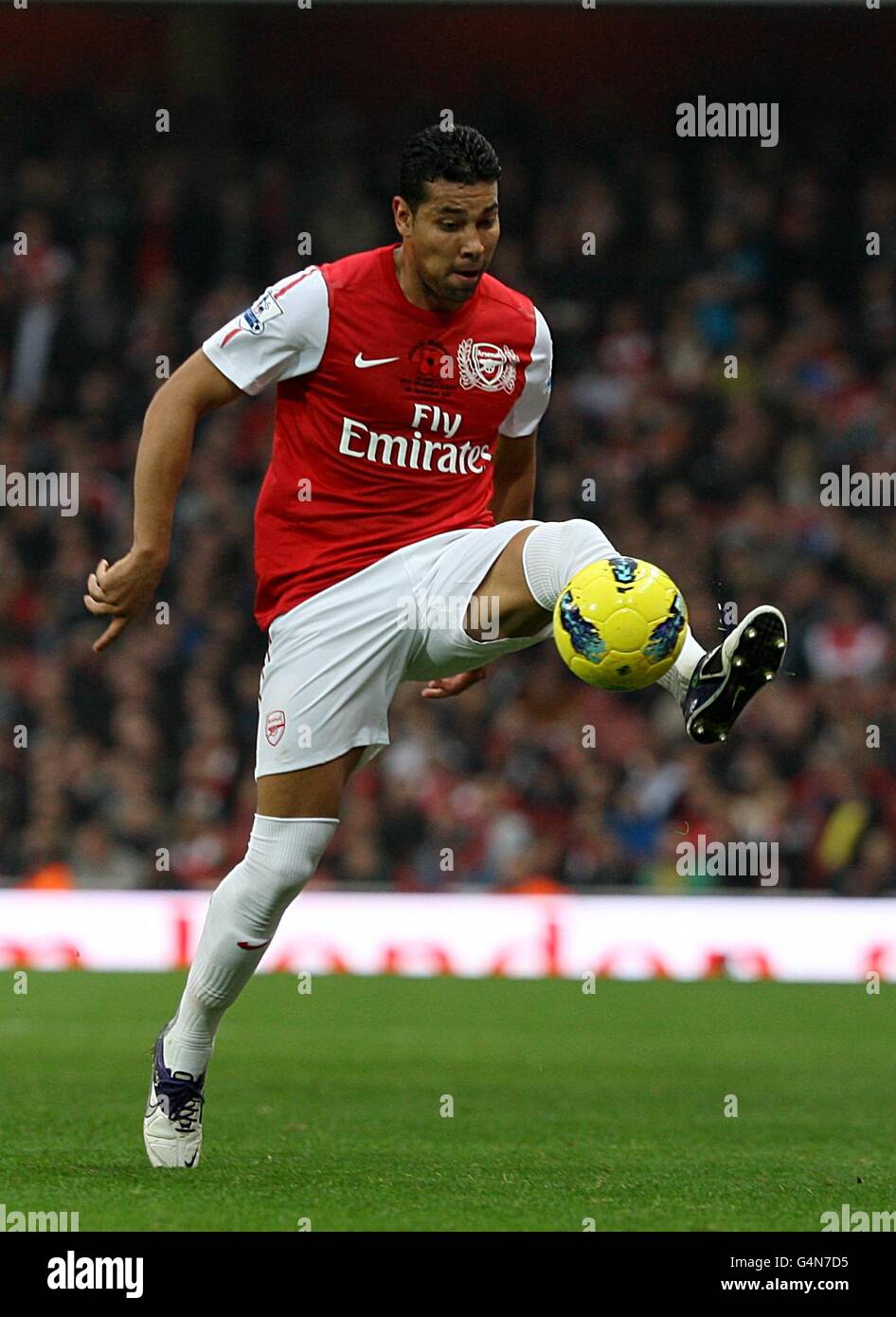 Football - Barclays Premier League - Arsenal / West Bromwich Albion - Emirates Stadium.Clarindo Andre Santos, Arsenal Banque D'Images