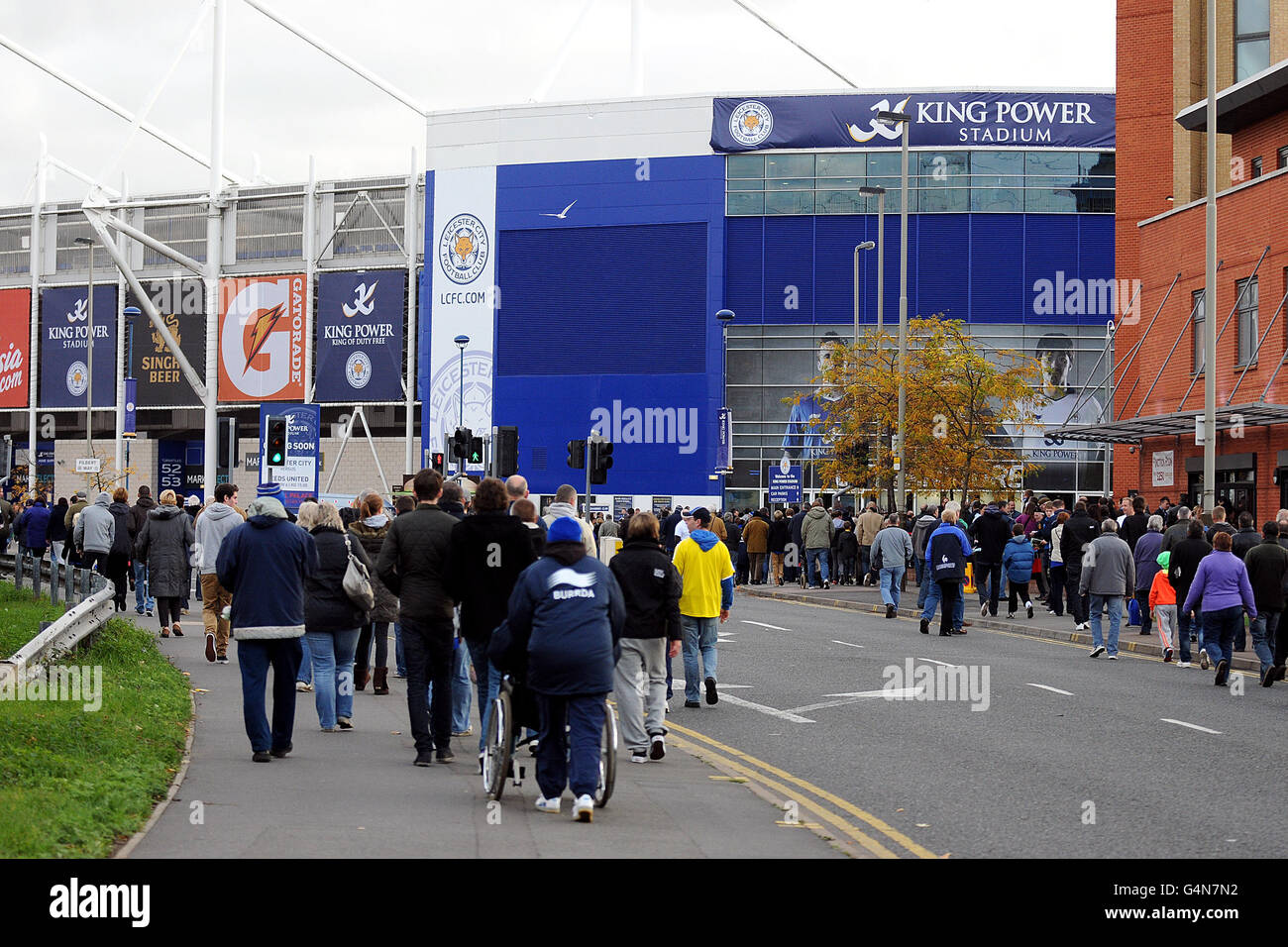 Soccer - npower Football League Championship - Leicester City v Leeds United - King Power Stadium Banque D'Images
