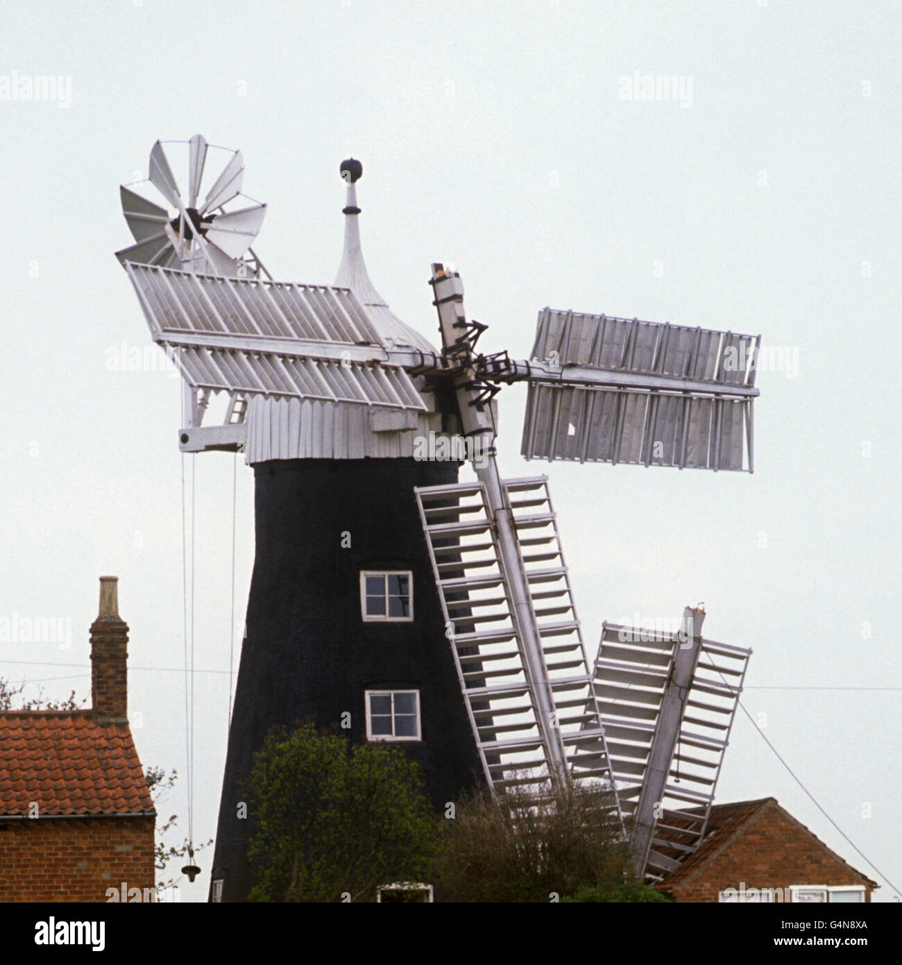 Bâtiments & Landmarks - North Leverton Moulin - Retford, Nottinghamshire Banque D'Images