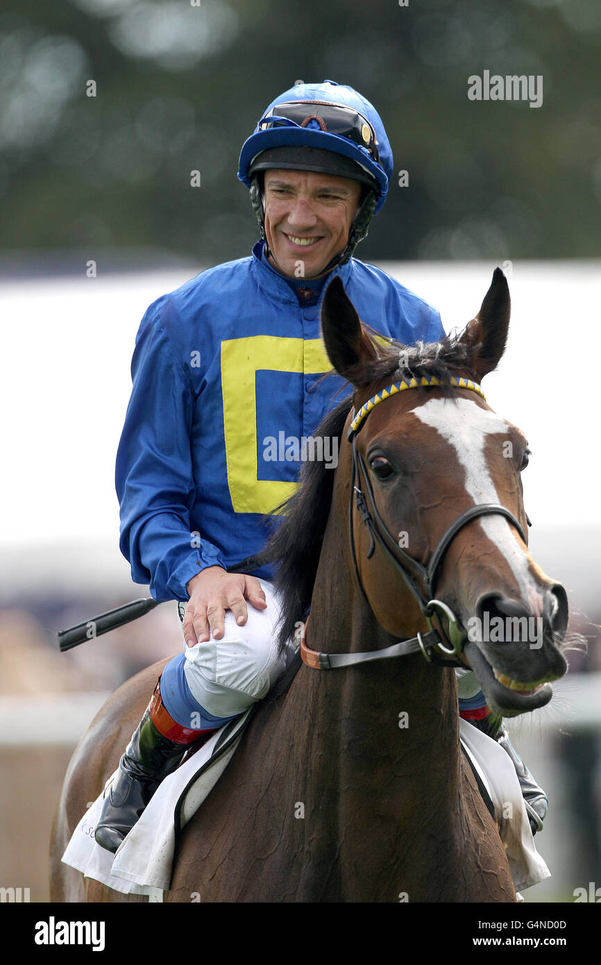 Courses hippiques - Ladbrokes St. Leger Festival 2011 - DFS Ladies Day - Hippodrome de Doncaster. Frankie Detorri, Jockey Banque D'Images