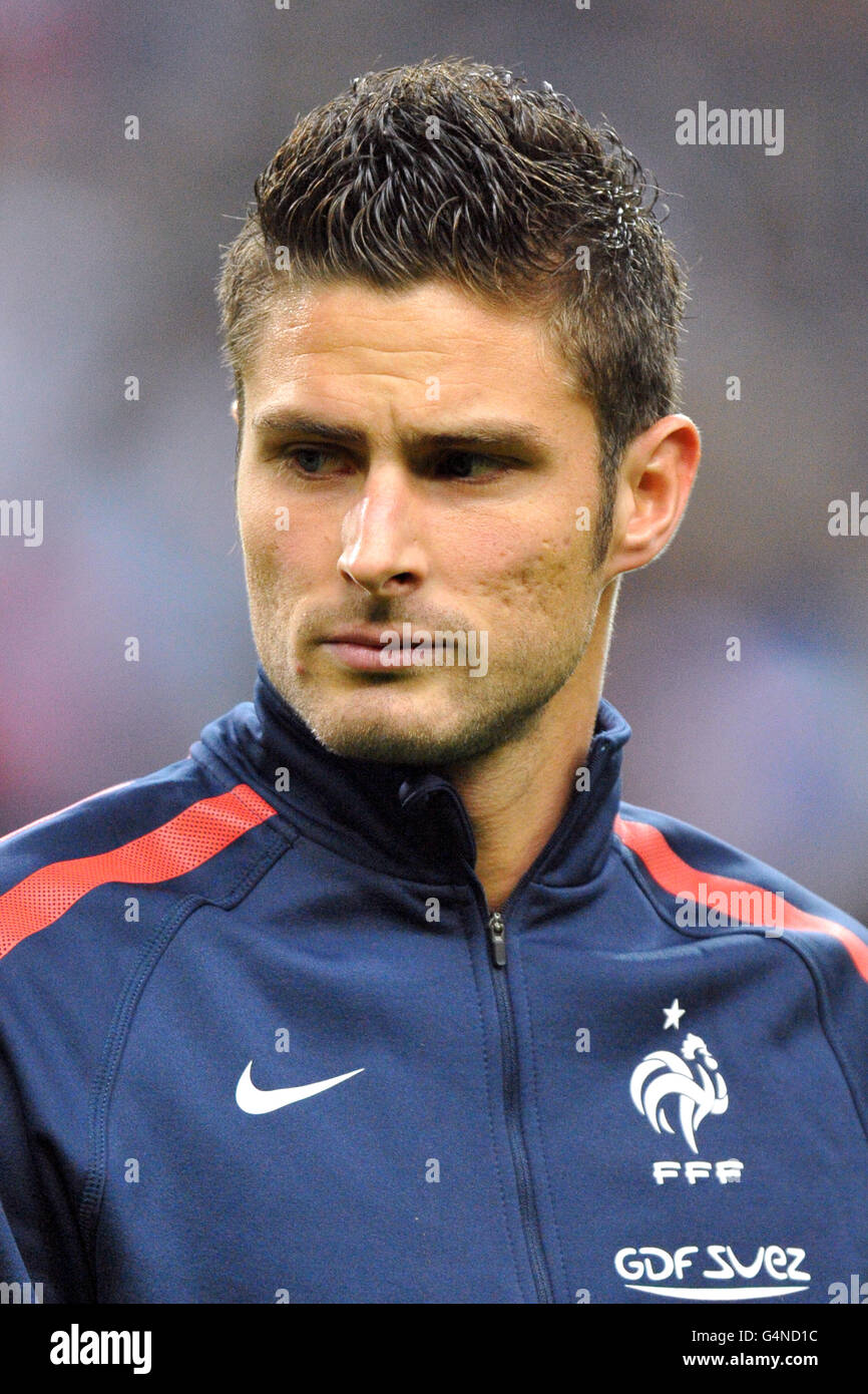 Football - International friendly - France / Etats-Unis - Stade de France.Olivier Giroud, France Banque D'Images