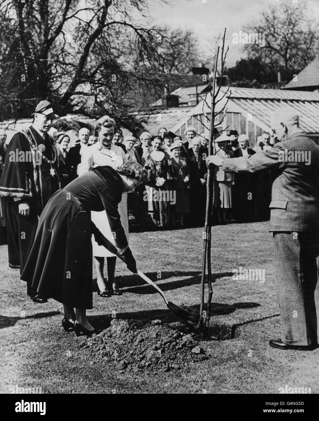 Image - La reine Elizabeth II - Romsey, Hampshire Banque D'Images