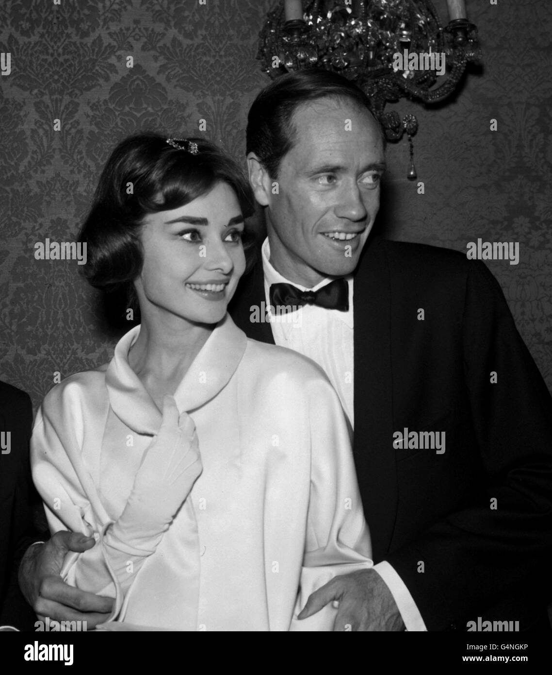 Audrey Hepburn et Mel Ferrer Banque D'Images