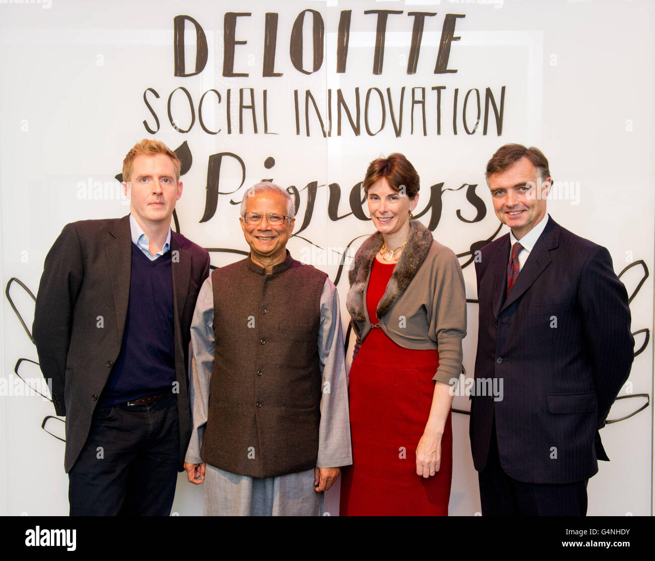 Pionniers de l'Innovation sociale de Deloitte Banque D'Images