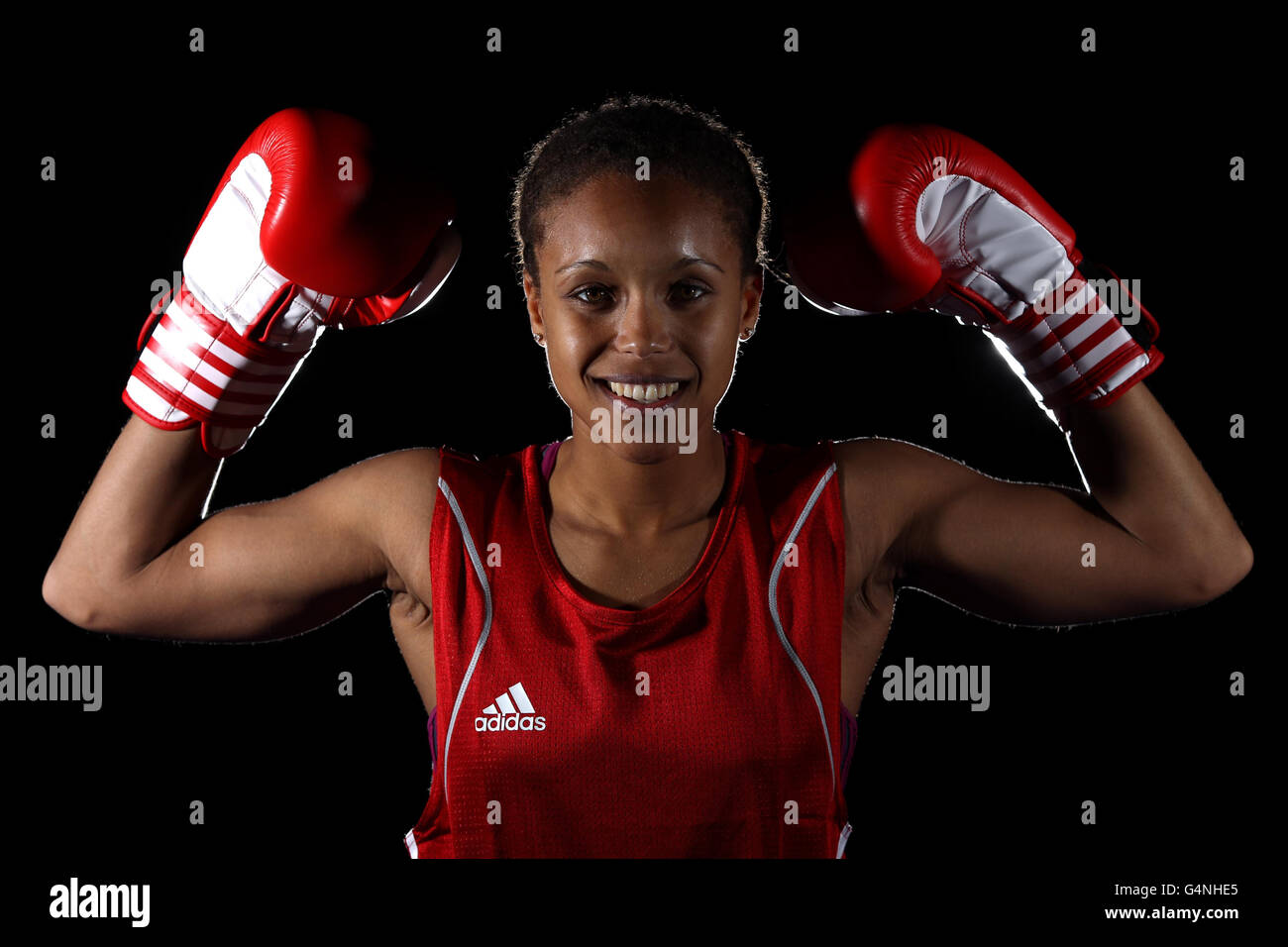 Jeux olympiques - Londres 2012 la boxe et le Tennis de table les épreuves tests Photocall - Excel Arena Banque D'Images