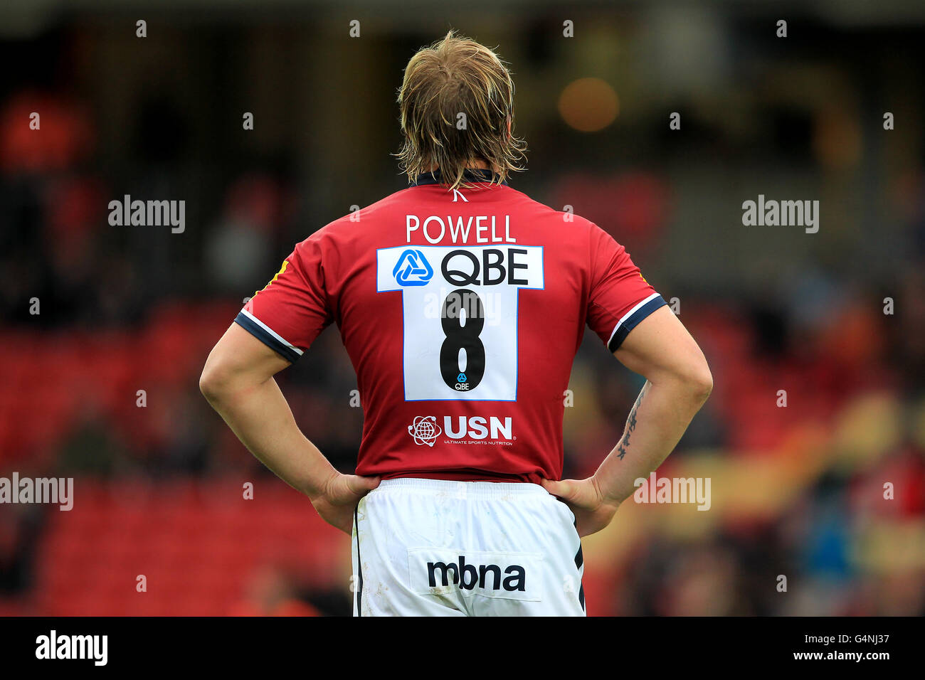 Rugby Union - Aviva Premiership - Saracens v Sale Sharks - Vicarage Road Banque D'Images