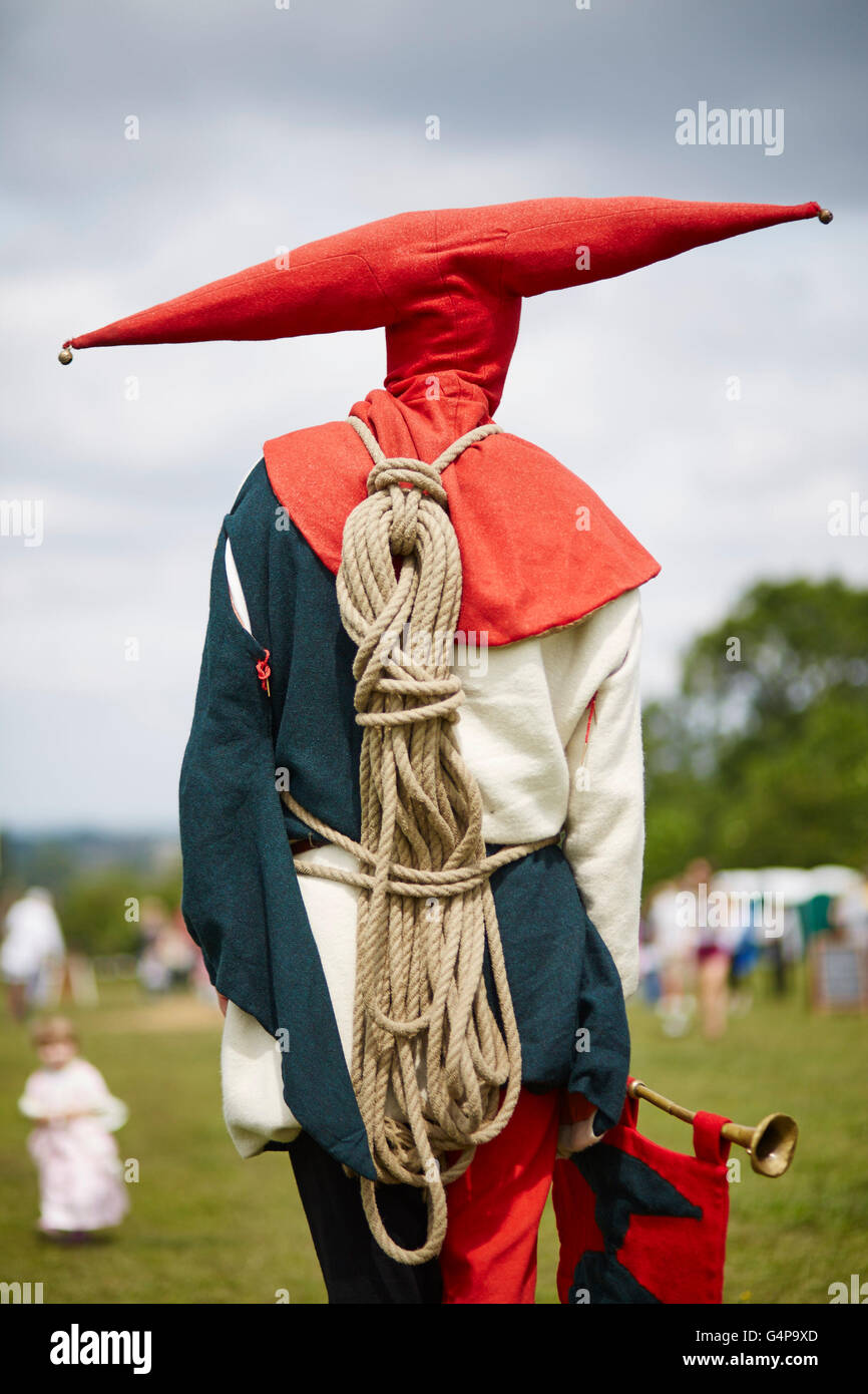 Eltham Palace and Gardens, London, UK. 19 Juin, 2016. Chevaliers participant au Grand annuelle médiévaux de chevaliers à Eltham Palace et ses jardins. Divers Chevaliers du Royaume-Uni et France Crédit : Brian Doherty/Alamy Live News Banque D'Images