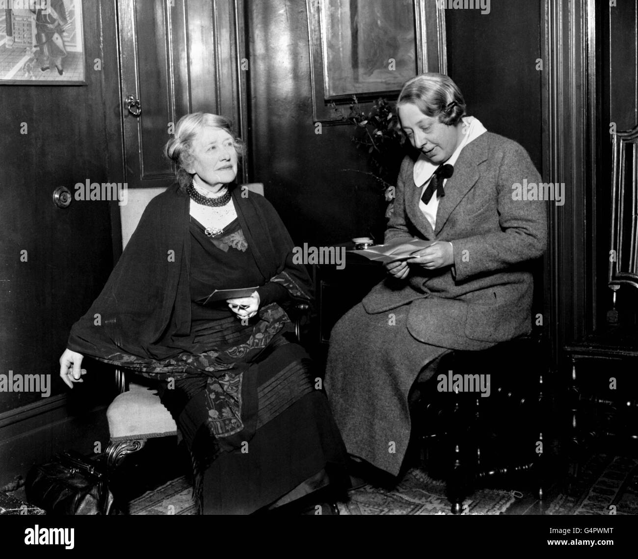 Stade britannique Stars - Dame Ellen Terry - Londres - 1925 Banque D'Images