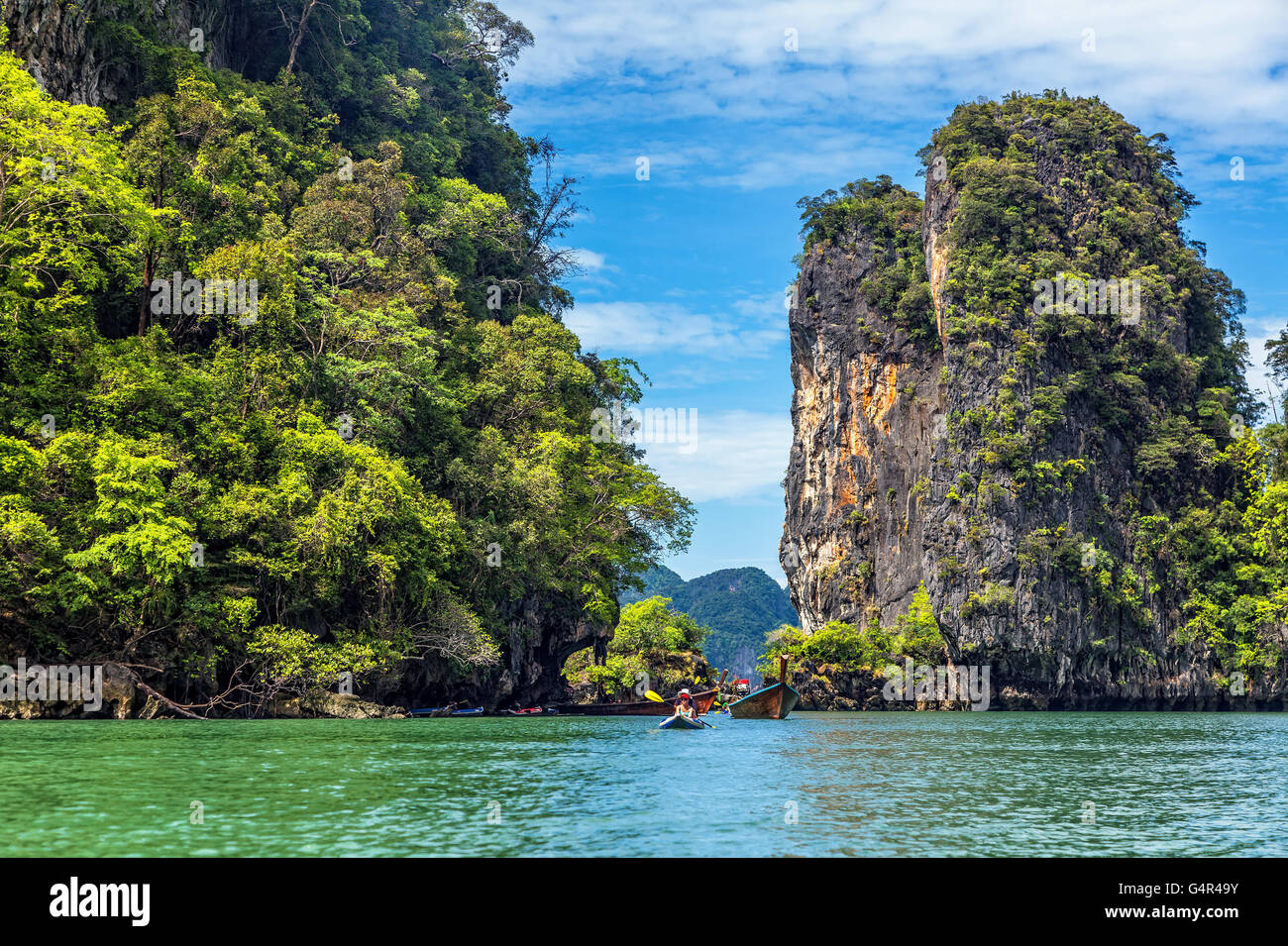 Îles exotiques de la mer d'Andaman en Thaïlande Banque D'Images