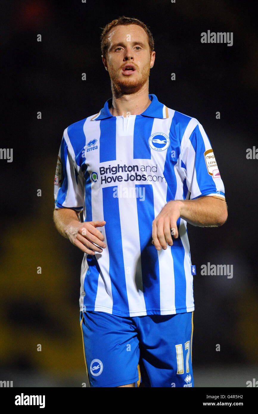 Soccer - npower Football League Championship - Watford v Brighton & Hove Albion - Vicarage Road Banque D'Images