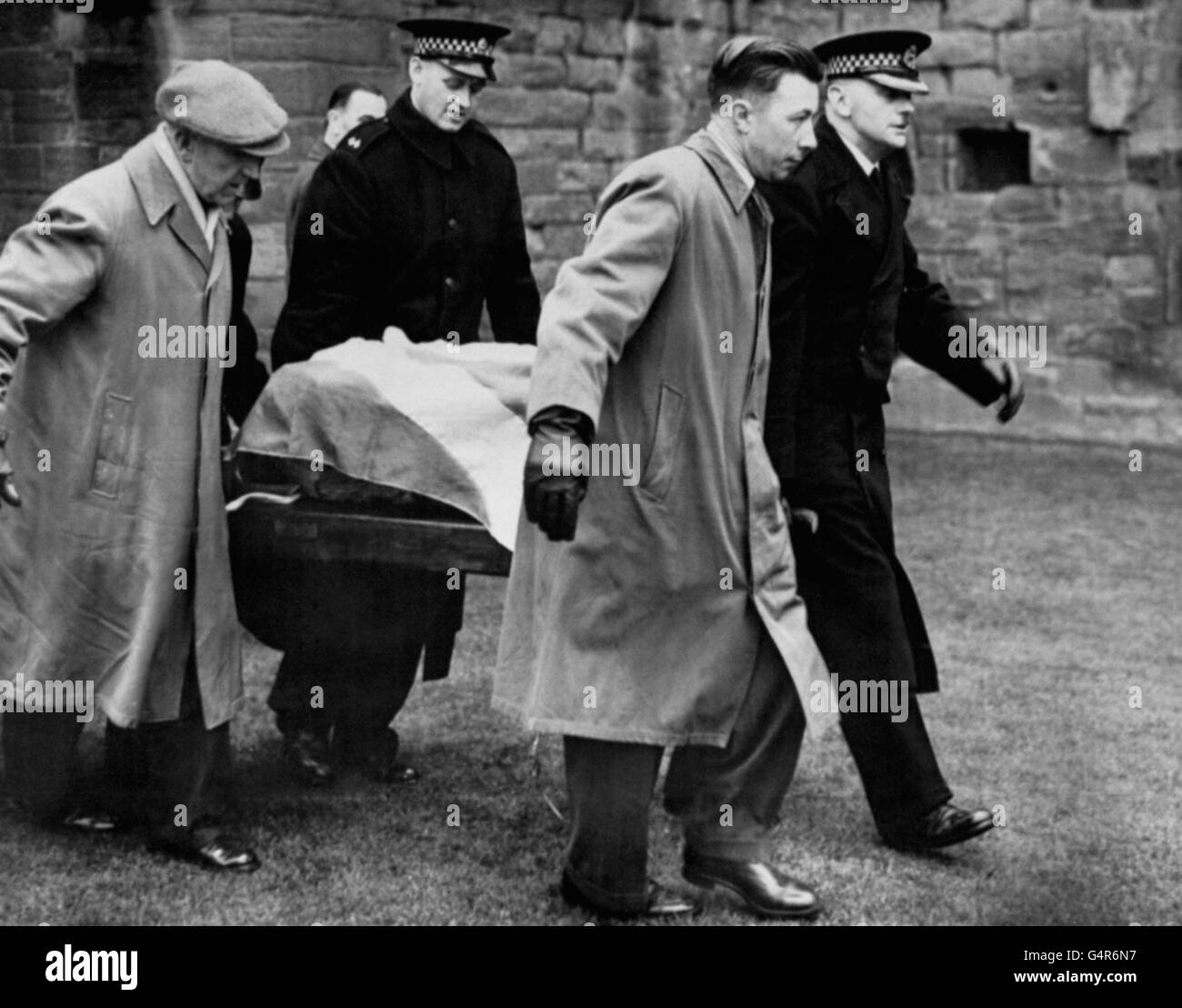 Coutumes et traditions - la pierre de Scone - Arbroath Banque D'Images