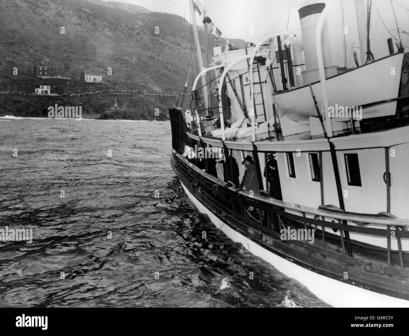 Image - La princesse Elizabeth a tour of Canada - Portugal Cove, Terre-Neuve Banque D'Images