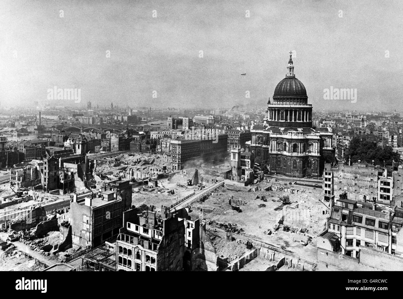 La Seconde Guerre mondiale - Empire britannique - Accueil - Avant la guerre - Londres - 1945 Banque D'Images