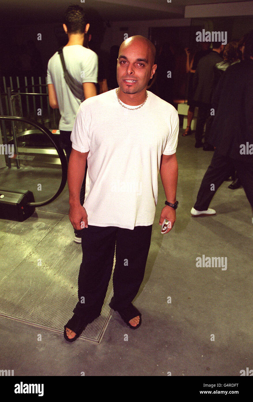 Pelle, du groupe de musique de danse M People, aux GQ Men of the Year Awards, qui se tiennent à Leicester Square Londres. Banque D'Images