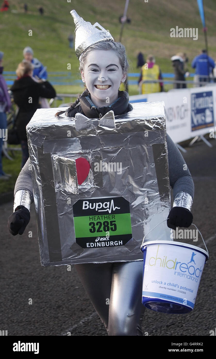 Athlétisme - Cross-country Édimbourg Bupa Great & ; Bupa Great Winter Run - Holyrood Park Banque D'Images