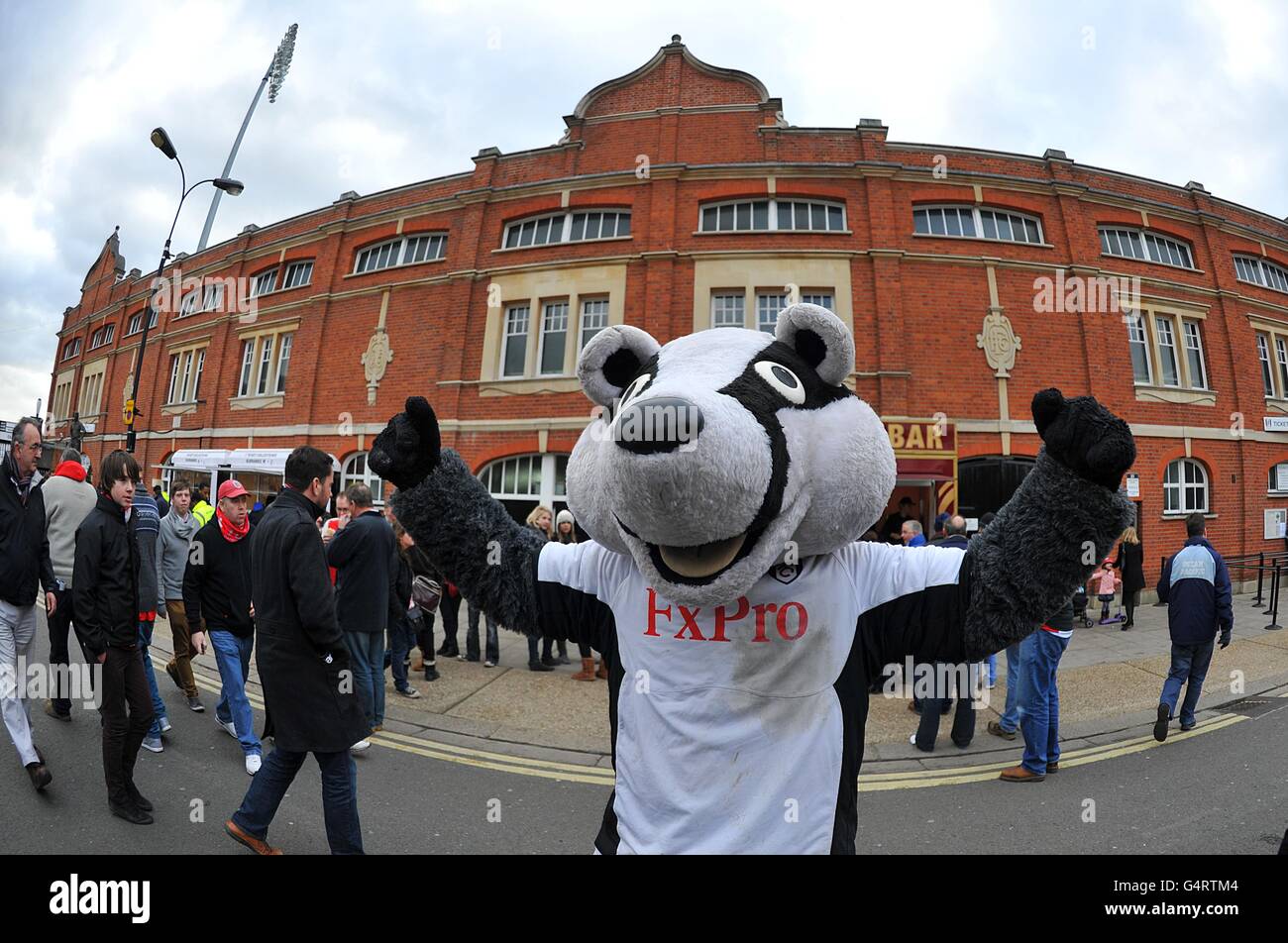 Football - FA Cup - Troisième round - Fulham v Charlton Athletic - Craven Cottage Banque D'Images