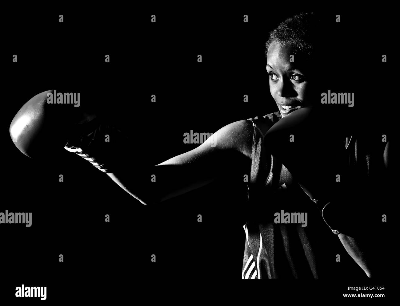 Jeux olympiques - Londres 2012 la boxe et le Tennis de table les épreuves tests Photocall - Excel Arena Banque D'Images